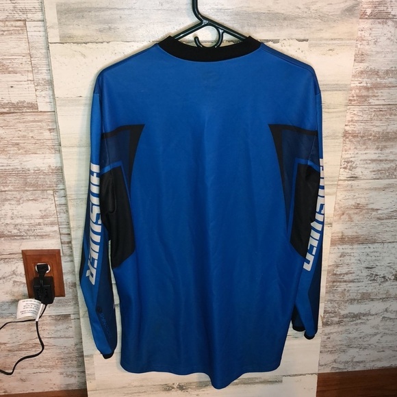 AnswerRacing jersey blue and black long sleeve syncron jersey medium dirt bike - Picture 7 of 7